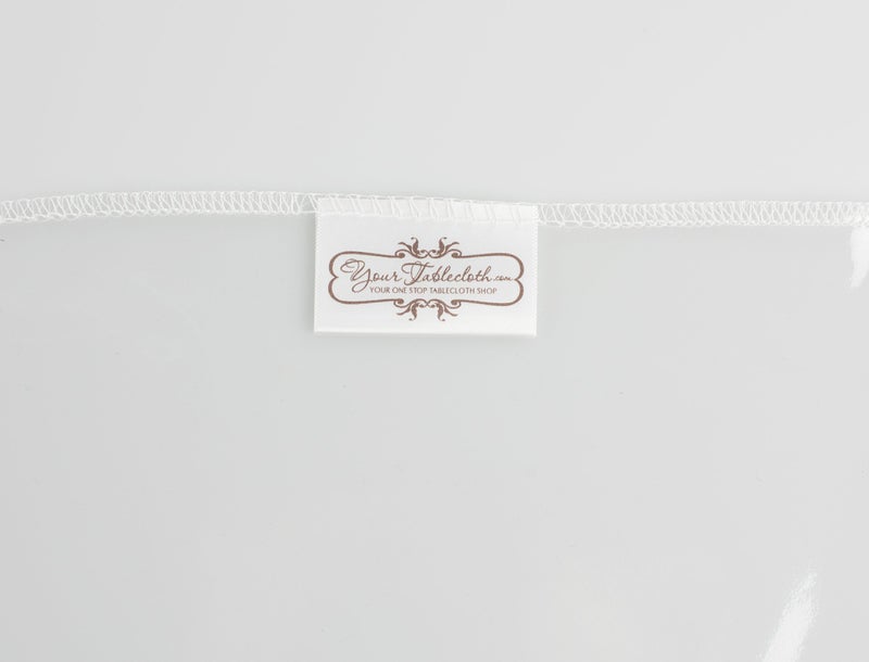 Yourtablecloth Heavy Duty Clear Vinyl Round Fitted Tablecloth (Table Cover) Elasticized Tablecloth Great for Protecting Your fine Tables and Table Linen 36" - Image 3